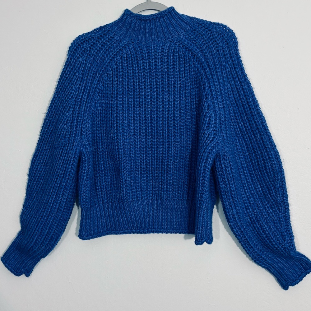 H&M chunky mock turtleneck sweater S